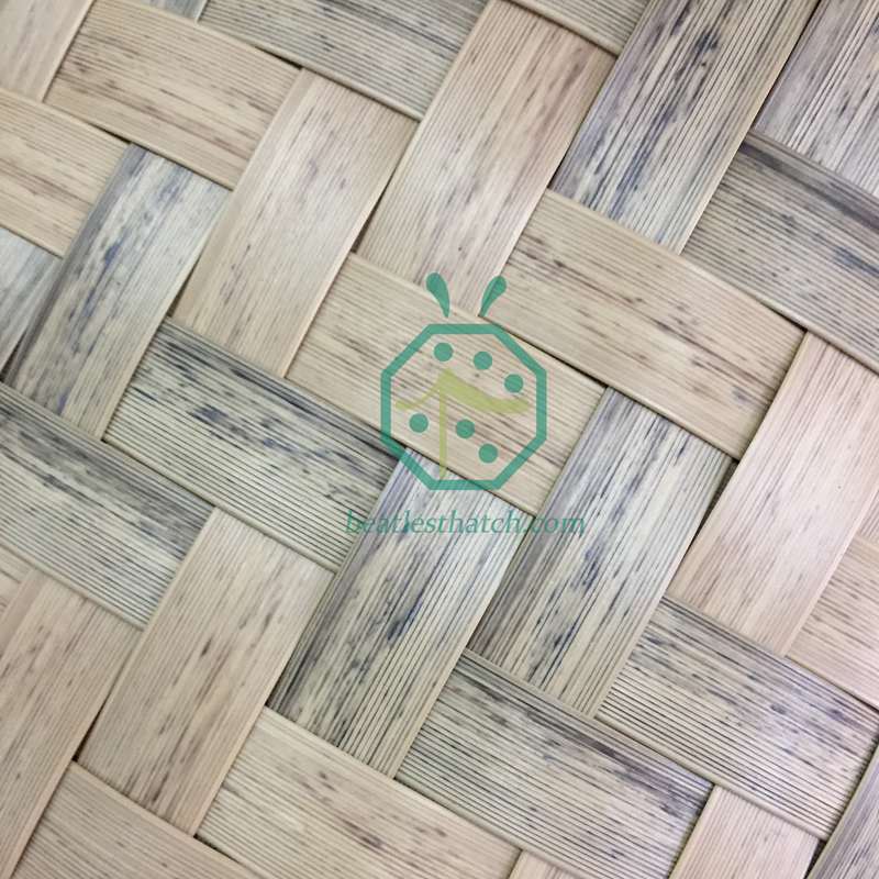 Simulated bamboo weave matting for tourism restaurant ceiling decoration