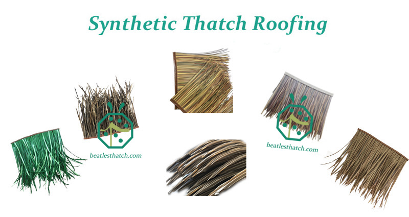 Synthetic Tiki Bar Thatch Roof Manufacturer From China