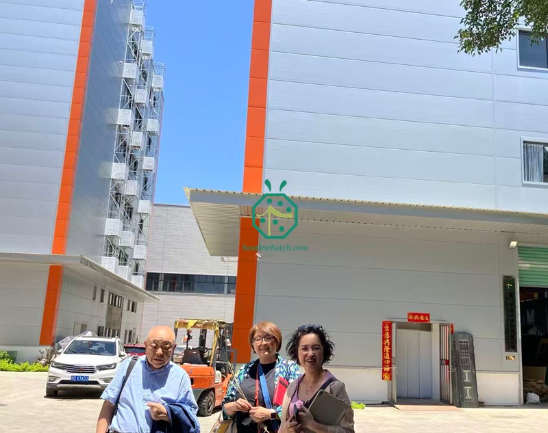 Client visit to Beatles Co., for Synthetic Thatch Roof