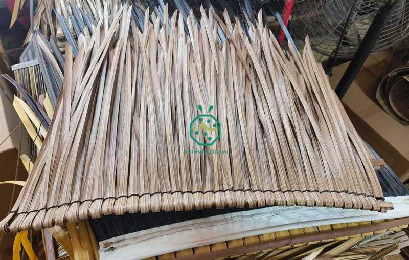 Custom size artificial thatched roofing ridge tile