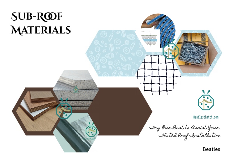 Other Sub-Roof Materials for Your Easier DIY Construction of Synthetic Thatch Roof Panels