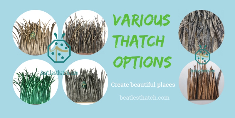 Artificial tree hut thatched roof tiles for sale