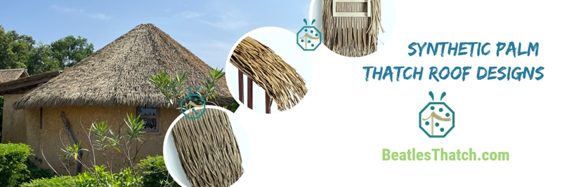 Full Accessories Synthetic Palm Roofing for Tropical Ocean Countries