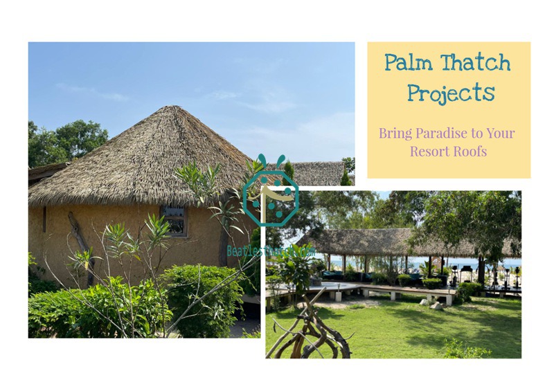 Synthetic beach waterfront garden gazebo palm thatch roof Synthetic beach waterfront garden gazebo palm thatch roof