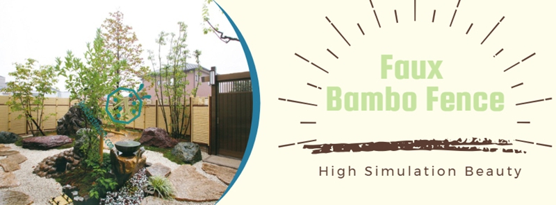 synthetic garden bamboo fence synthetic garden bamboo fence