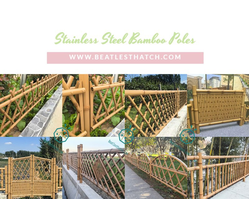 Iron bamboo stick roof for garden patio gazebo construction Iron bamboo stick roof for garden patio gazebo construction