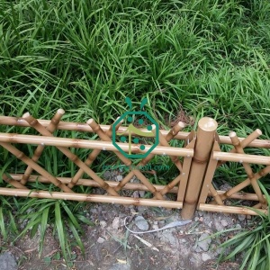รั้วไม้ไผ่สแตนเลสที่ใช้สำหรับการตกแต่งสวน