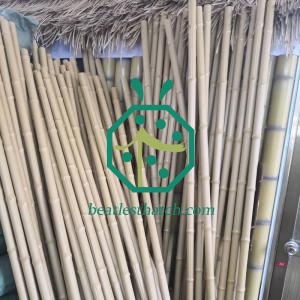 Long artificial bamboo poles