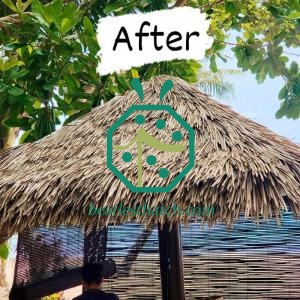 หลังคามุงจาก Palapa สังเคราะห์ทนไฟ