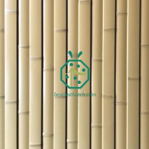Artificial balcony bamboo fence