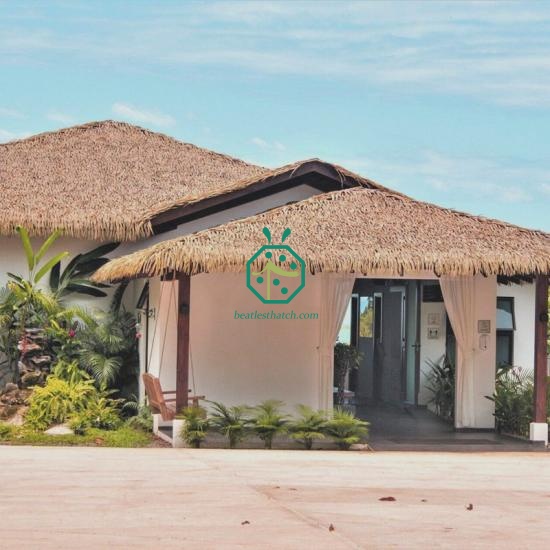 Fireproof Synthetic Palm Tree Thatch Roof For Sale Costa Rica