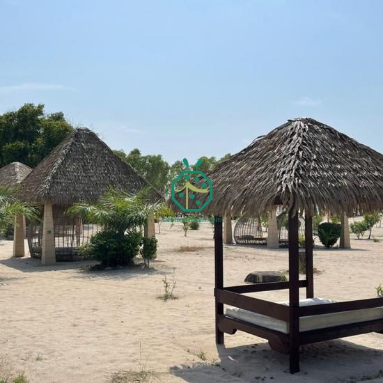 Waterproof Thatch Roof Materials For Palau Scenic Spot