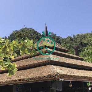 Gable Fireproof Thatch Roof Materials For Sale