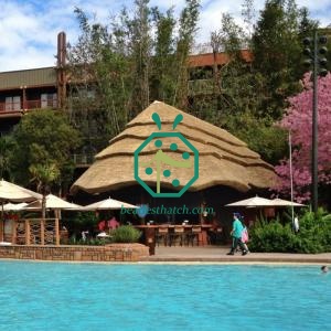 Polymer Synthetic African Water Reed Thatch for Commercial Projects