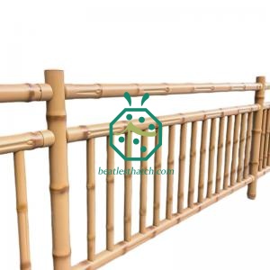 Theme park iron bamboo fencing