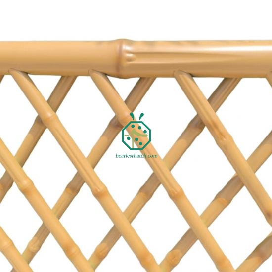 Restaurant iron bamboo wall panels