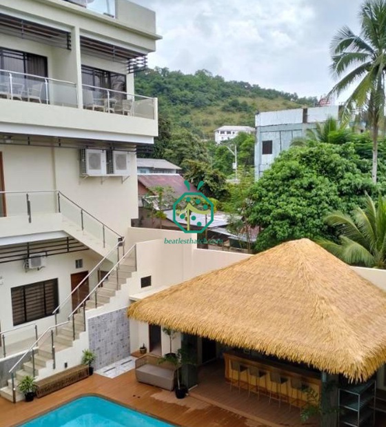 โครงการคอฟฟี่บาร์เกาะโครอนของฟิลิปปินส์ โครงการหลังคามุงจาก Nipa Palm